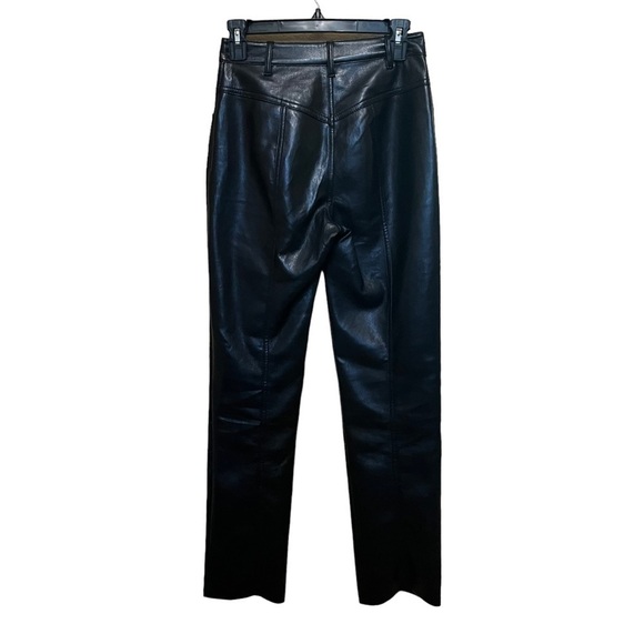 Aritzia Wilfred Rebel Faux Leather Straight Leg Pants Size 2 - Picture 5 of 15